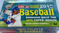 2019 Topps Heritage High Number MLB Baseball Hobby Box